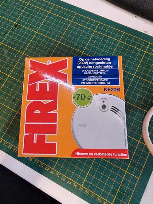 Firex KF20R Optische Rookmelder - Nieuw, Doe-het-zelf en Verbouw, Alarmsystemen, Nieuw, Detector, Sensor of Melder, Rook, Ophalen of Verzenden
