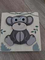 Houten kinderpuzzel aap, Verzamelen, Geboortekaartjes en Visitekaartjes, Ophalen of Verzenden, 2000 tot heden