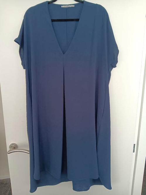 Te Koop: MAT FASHION Jurk/Tuniek,  mt S. (46/48) NIEUW!, Kleding | Dames, Grote Maten, Nieuw, Jurk, Blauw, Ophalen of Verzenden