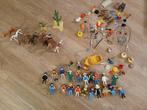 PLAYMOBIL 22 poppetjes, 8 paarden en accessoires, Ophalen of Verzenden, Gebruikt, Los playmobil