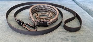 Hondenhalsband en riem voor windhonden beschikbaar voor biedingen