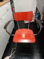 2 formica stoelen met armleuningen, Huis en Inrichting, Gebruikt, Twee, Ophalen of Verzenden, Retro