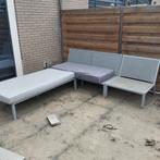 3 delen tuinset met een matras en 1 kussen, Tuin en Terras, Tuinsets en Loungesets, Gebruikt, Ophalen