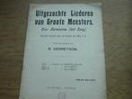 11 titels voor orgel/keyboard -van groote meesters, Muziek en Instrumenten, Bladmuziek, Ophalen of Verzenden, Gebruikt, Artiest of Componist