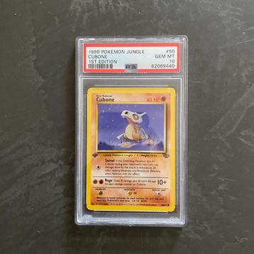 Pokemon Jungle #50 Cubone 1st Edition PSA 10 beschikbaar voor biedingen