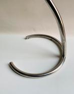 Jaren 80 bijzettafel van glas en chroom, Ophalen, Huis en Inrichting