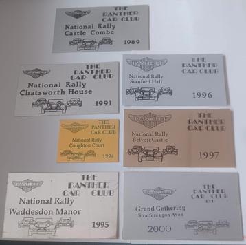 Panther oldtimer metal rally meeting cards 1989-2000 beschikbaar voor biedingen