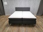 Zeer Mooi Antraciet Boxpring Bed van SWISS SENSE | 180x200, Info@banxtel.nl, 3194DC, Tweepersoons, Ophalen of Verzenden
