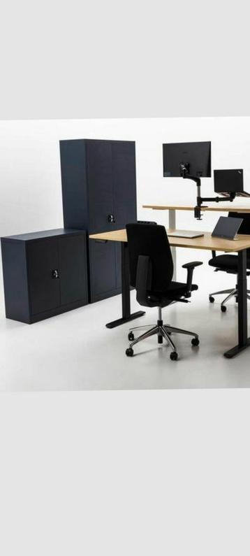 Nieuwe zwarte archiefkasten /draaideurkasten beschikbaar voor biedingen