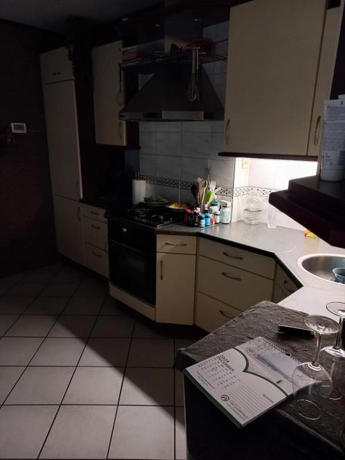 Inbouwhoekkeuken, Huis en Inrichting, Keuken | Complete keukens, Gebruikt, Hoekkeuken, Overige materialen, Hoogglans of Gelakt