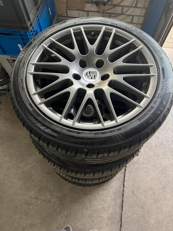 Porsche Velgen met Zomerbanden 275 40 20, Auto-onderdelen, Banden en Velgen, Banden en Velgen, Zomerbanden, 20 inch, 275 mm, Personenwagen