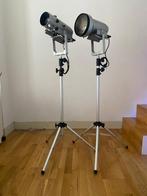 Erco Stella spots op statief, Halogeen, Gebruikt, Metaal of Aluminium, Vloerspot of Grondspot