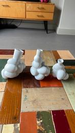 Moooi 3 keer Egg vaas Marcel  Wanders, Wit, Aardewerk of Porselein, Ophalen of Verzenden, Zo goed als nieuw