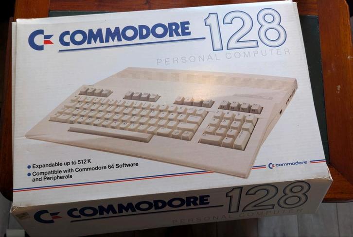 Commodore 128 met 1571 diskdrive in originele doos, Computers en Software, Vintage Computers, Ophalen of Verzenden