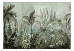 Botanisch behang Mountain Jungle, vintage, industrieel,, Verzenden, Minder dan 10 m², Botanisch, industrieel, vintage, planten