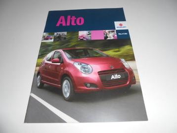 brochure Suzuki Alto  2010 beschikbaar voor biedingen