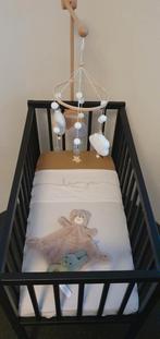 Nieuwe zwarte wieg met matras en box van het merk TWF, Ophalen, Nieuw, Wieg