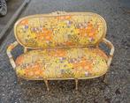 Antieke bank in Klimt stijl., Ophalen of Verzenden, Gebruikt, Stof