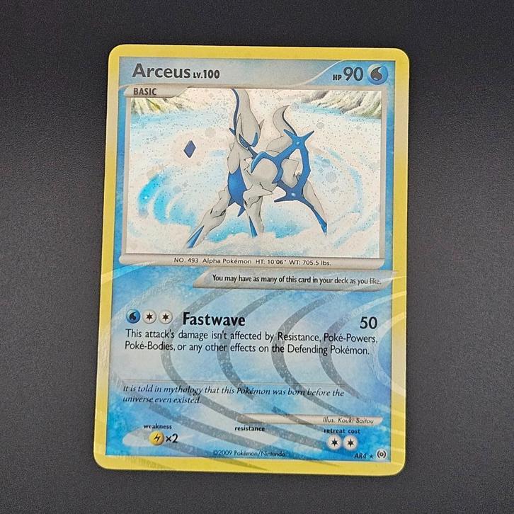 Arceus Lv.100 (AR4), Hobby en Vrije tijd, Verzamelkaartspellen | Pokémon, Zo goed als nieuw, Losse kaart, Ophalen of Verzenden