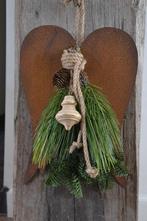 Kerst Toef / Kunsttoef incl. Koord/houten klos, Ophalen of Verzenden, Nieuw