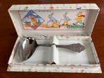 Sola Massief Kinderlepel en Eetschuif Bruintje Beer ca. 1955, Antiek en Kunst, Ophalen of Verzenden