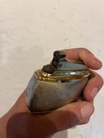 Vintage metalen tafelaansteker – retro, zwaar model, Ophalen of Verzenden, Zo goed als nieuw