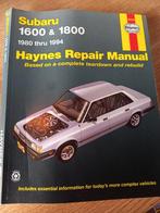 haynes subaru 1600 & 1800 1980- 1994, Auto diversen, Handleidingen en Instructieboekjes, Ophalen of Verzenden