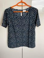 Blauwe blouse/ t-shirt van Vila- maat S, Kleding | Dames, Tops, Gedragen, Ophalen of Verzenden, Wit, Maat 36 (S)
