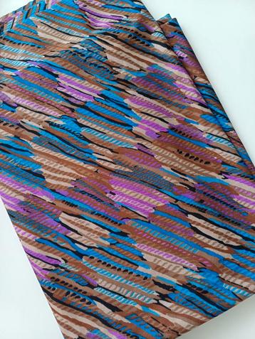 Lap stof Nieuw uit grootmoeders kast paars beschikbaar voor biedingen