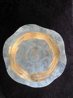 Speciale glazen schaal, Schaal, Rond, Ophalen of Verzenden, Glas