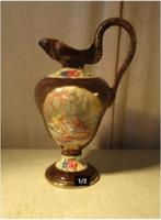 Prachtige Beschilderde Kruik - Bequet Quaregnon - 27cm, Ophalen of Verzenden