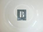 Brocant industrieel plaatje metaal letter B, Ophalen of Verzenden
