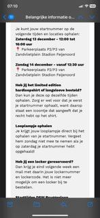 Startnummer Bruggenloop, Sport en Fitness, Loopsport en Atletiek, Ophalen of Verzenden, Nieuw, Overige typen, Overige merken