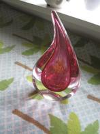 Glazen rode druppel kunst, Antiek en Kunst, Antiek | Glas en Kristal, Ophalen