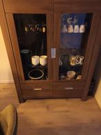Vitrine buffetkast., Huis en Inrichting, Kasten | Vitrinekasten, Ophalen, Overige materialen, Gebruikt, 100 tot 150 cm