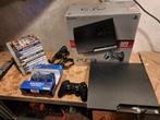 Ps3 in originele doos met 2 controllers en 12 top spellen., Spelcomputers en Games, Spelcomputers | Sony PlayStation 3, Met games