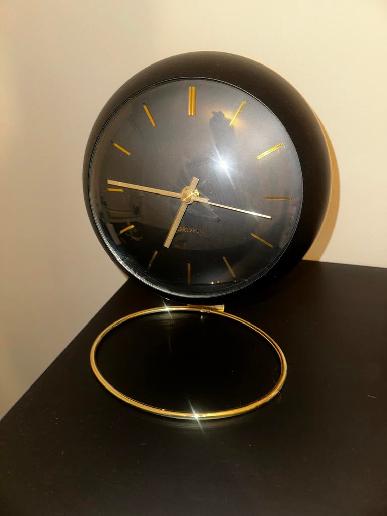 Vintage Karlsson Tafelklok, Huis en Inrichting, Woonaccessoires | Klokken, Ophalen of Verzenden, Gebruikt, Analoog, Wekker of Tafelklok