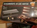 Backgammon in Luxe Koffer - Speelgoed Blikker, Gebruikt, Een of twee spelers, Ophalen of Verzenden, Speelgoed Blikker