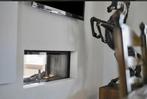 Doorkijkhaard / gashaard m design luna gold 1150DH, Huis en Inrichting, Ophalen, Gebruikt