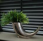 Bloempot zilverkleurig, Binnen, Ophalen of Verzenden, Zo goed als nieuw, Metaal