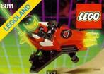 Lego 6811 rood vliegtuigje, Ophalen of Verzenden, Gebruikt, Complete set, Lego