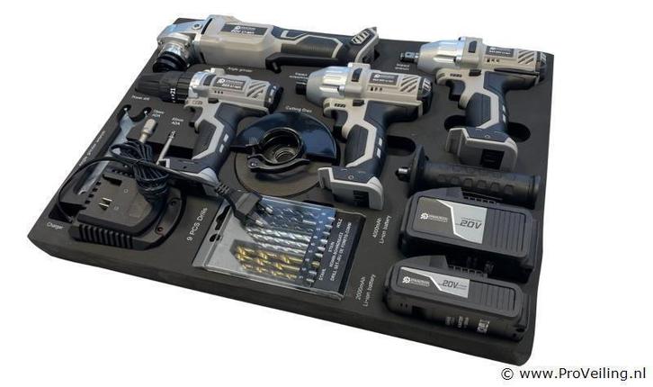 Online Veiling: Stahltech 19PCS powertools set, Doe-het-zelf en Verbouw, Gereedschap | Handgereedschap, Nieuw