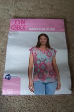 Twee T-shirts / top dames - maat M / 38 - John Cabot (nieuw), Kleding | Dames, T-shirts, Maat 38/40 (M), Blauw, Nieuw, Ophalen of Verzenden