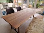 Eiken houten tafel en bankje, Huis en Inrichting, Tafels | Eettafels, Ophalen, Eikenhout, 200 cm of meer, 50 tot 100 cm