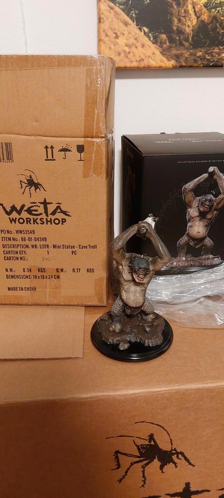 Cave Troll Weta Miniatuur, Verzamelen, Lord of the Rings, Zo goed als nieuw, Ophalen of Verzenden