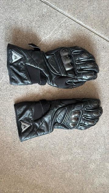 Motorhandschoenen - zwart - leder - dames - kleine handen beschikbaar voor biedingen