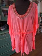 Tuniek 36 38 s m voile neon, Kleding | Dames, Blouses en Tunieken, Ophalen of Verzenden, Zo goed als nieuw, Maat 36 (S), Roze