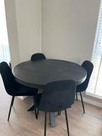 Eethoek van Mango hout, Ophalen, 100 tot 150 cm, Rond, Zo goed als nieuw