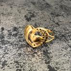 21k gouden ring hart model