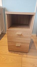 Houten Nachtkastje, Minder dan 50 cm, Gebruikt, 1 of 2 laden, Ophalen of Verzenden